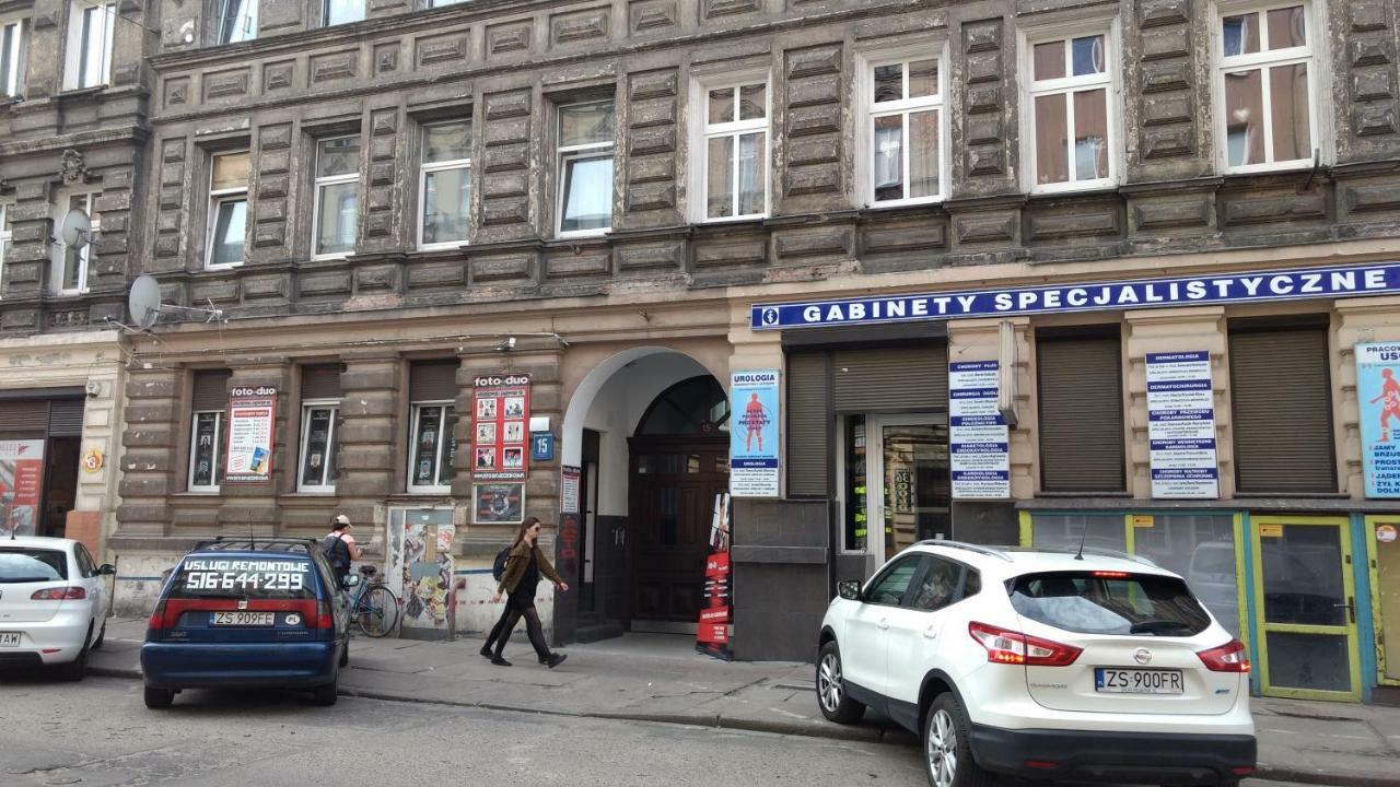 Mieszkanie Centrum Szczecin Buitenkant foto
